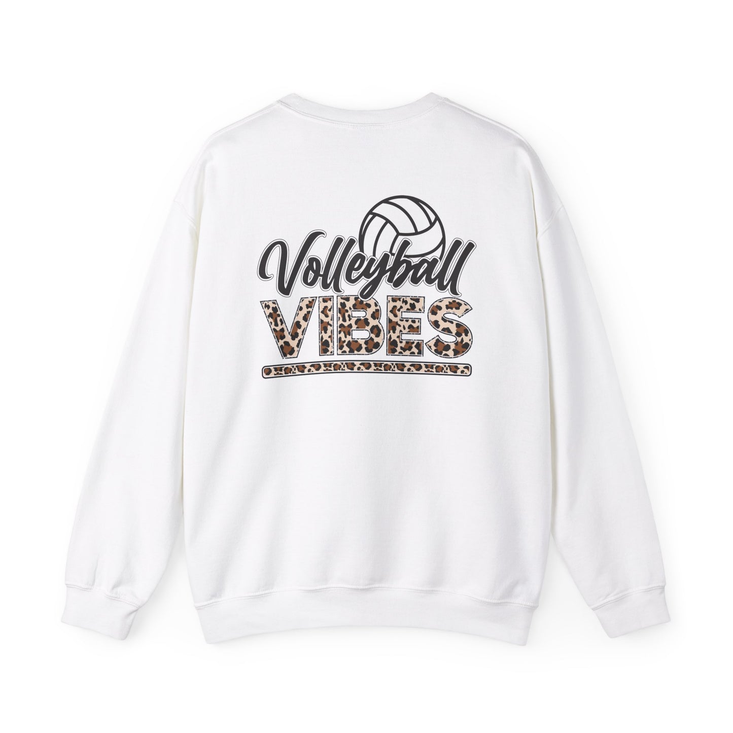 Volleyball Vibes Leopard Sweatshirt