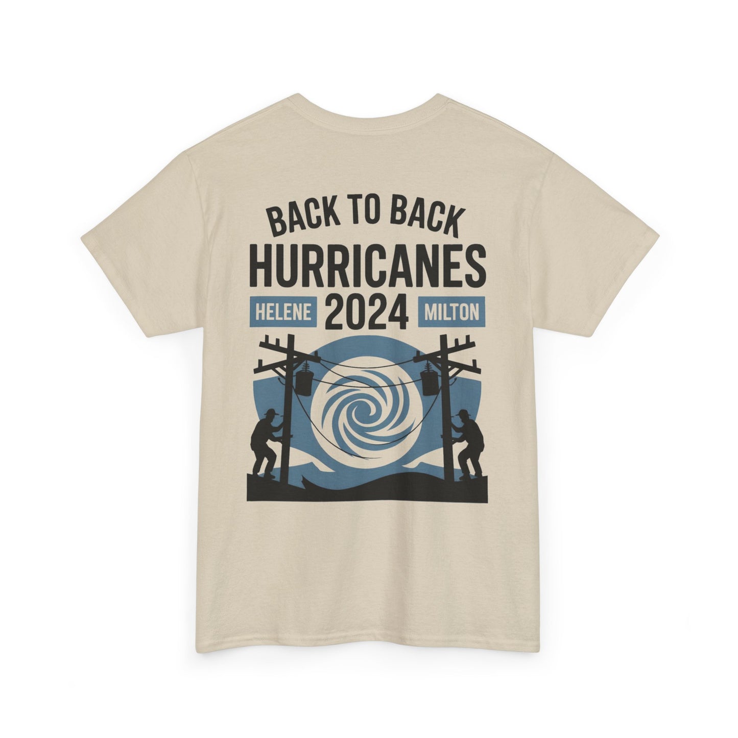 Hurricane Helene Milton 2024 Lineman T-Shirt