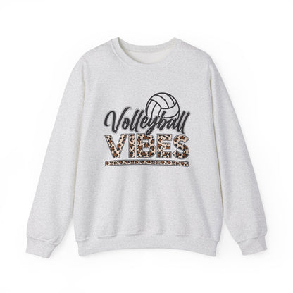 Volleyball Vibes Leopard Sweatshirt