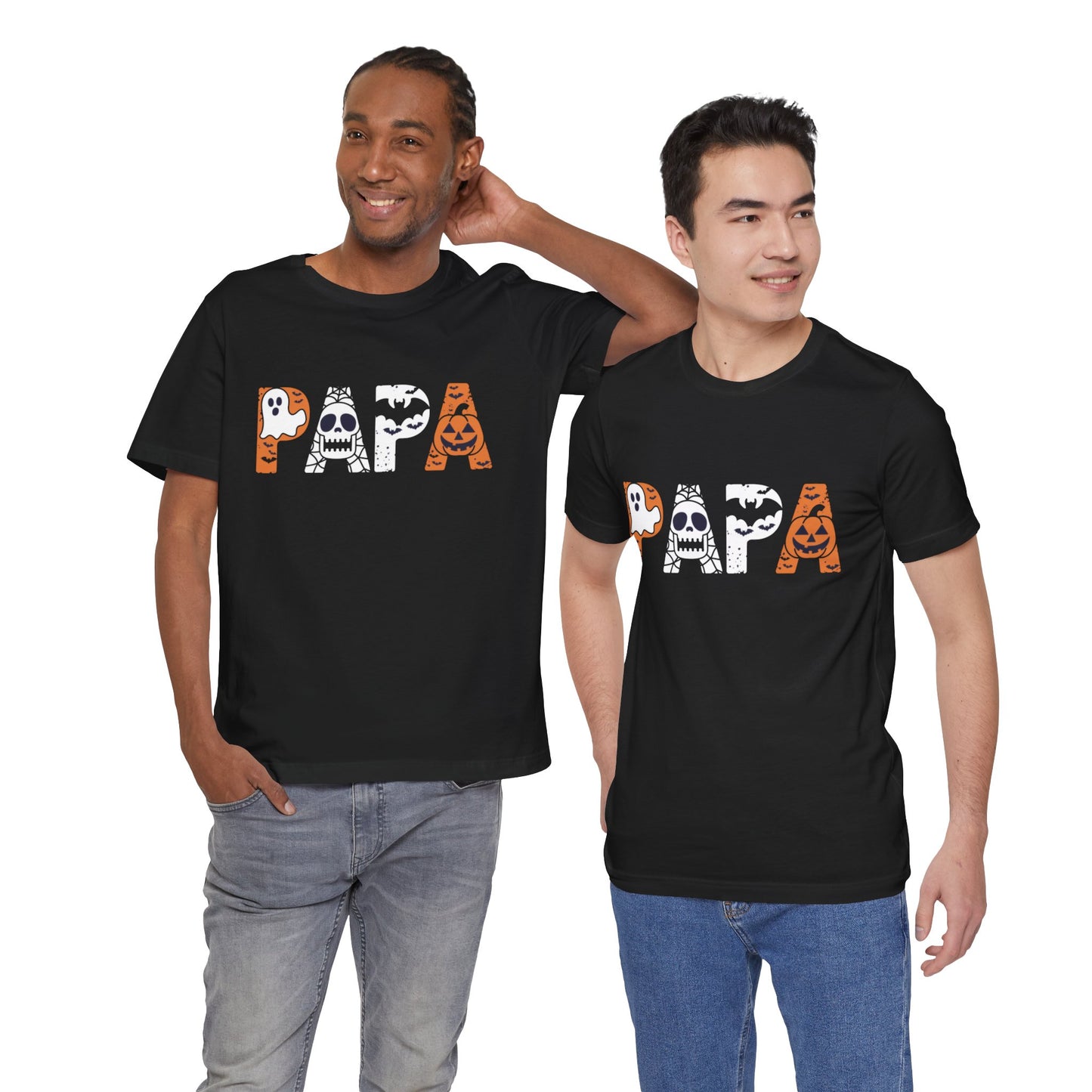 Mens Papa Halloween T Shirt Funny Trick Or Treat Costume Party