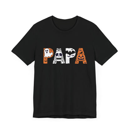 Mens Papa Halloween T Shirt Funny Trick Or Treat Costume Party