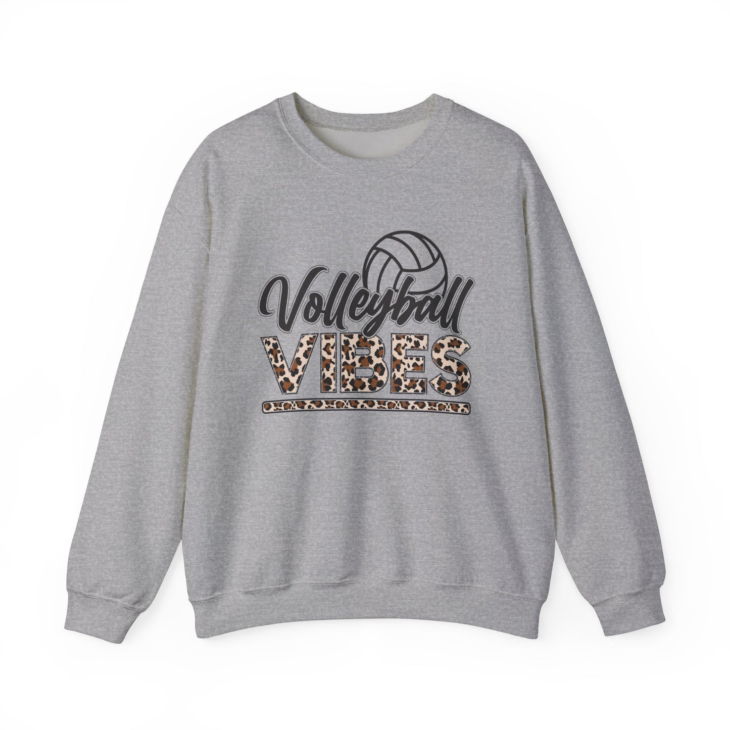 Volleyball Vibes Leopard Sweatshirt