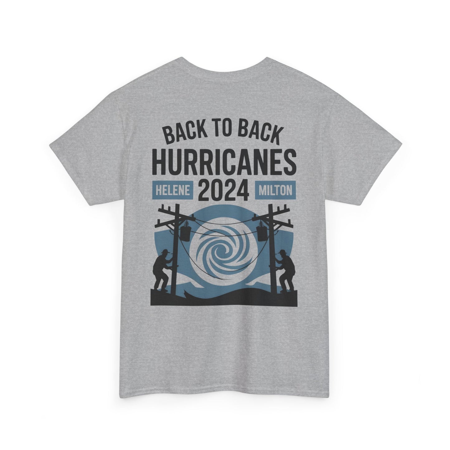 Hurricane Helene Milton 2024 Lineman T-Shirt