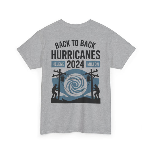 Hurricane Helene Milton 2024 Lineman T-Shirt