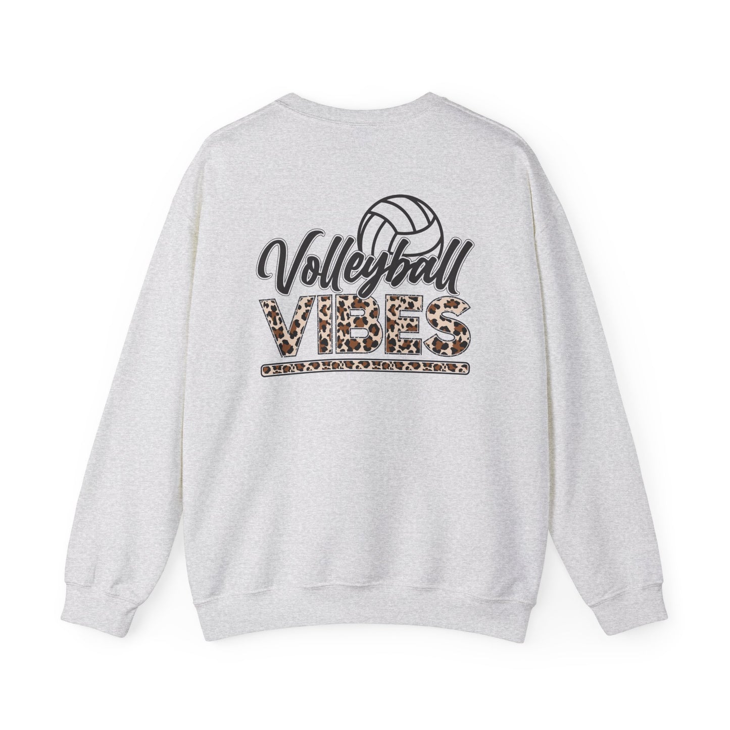 Volleyball Vibes Leopard Sweatshirt