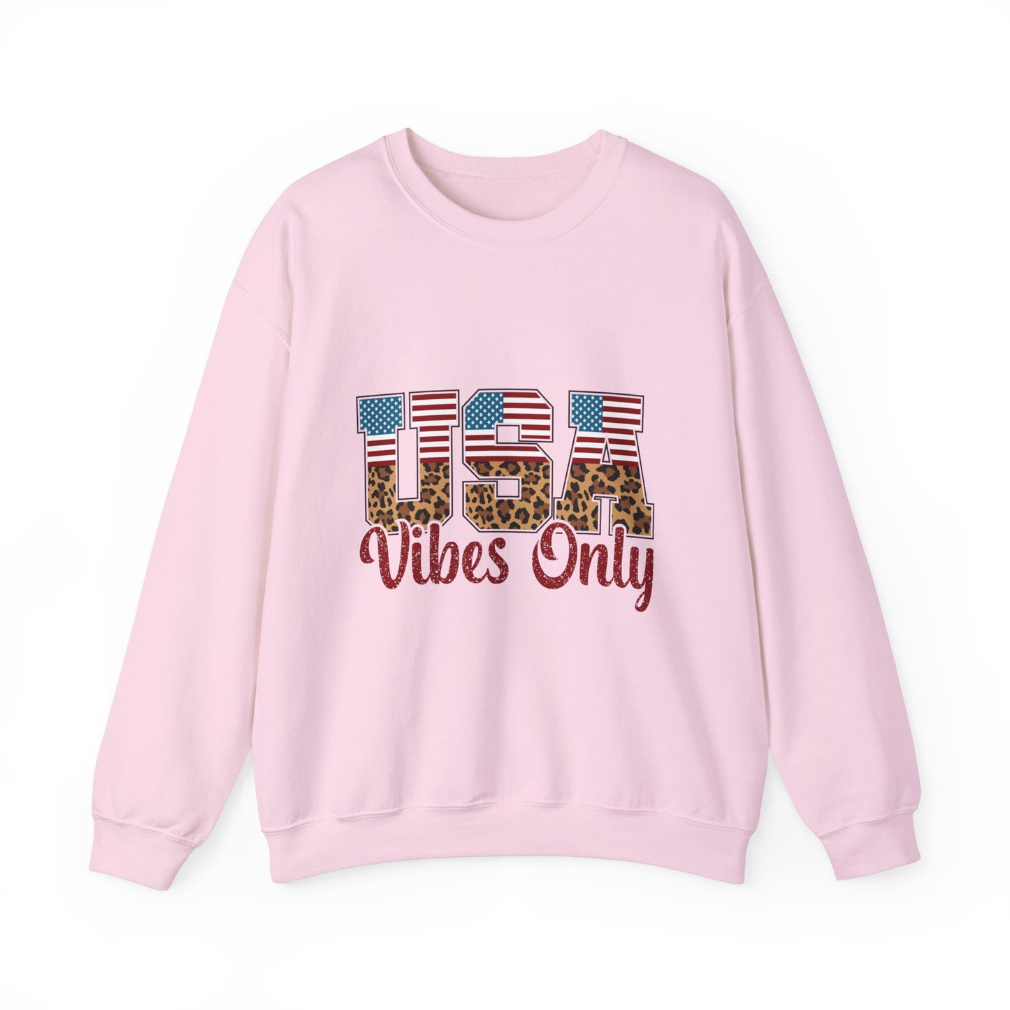 USA Vibes Leopard Sweatshirt