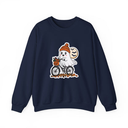 Ghost Bicycle Pumpkin Halloween sweatshirts For Men Women