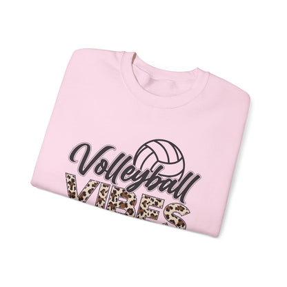 Volleyball Vibes Leopard Sweatshirt