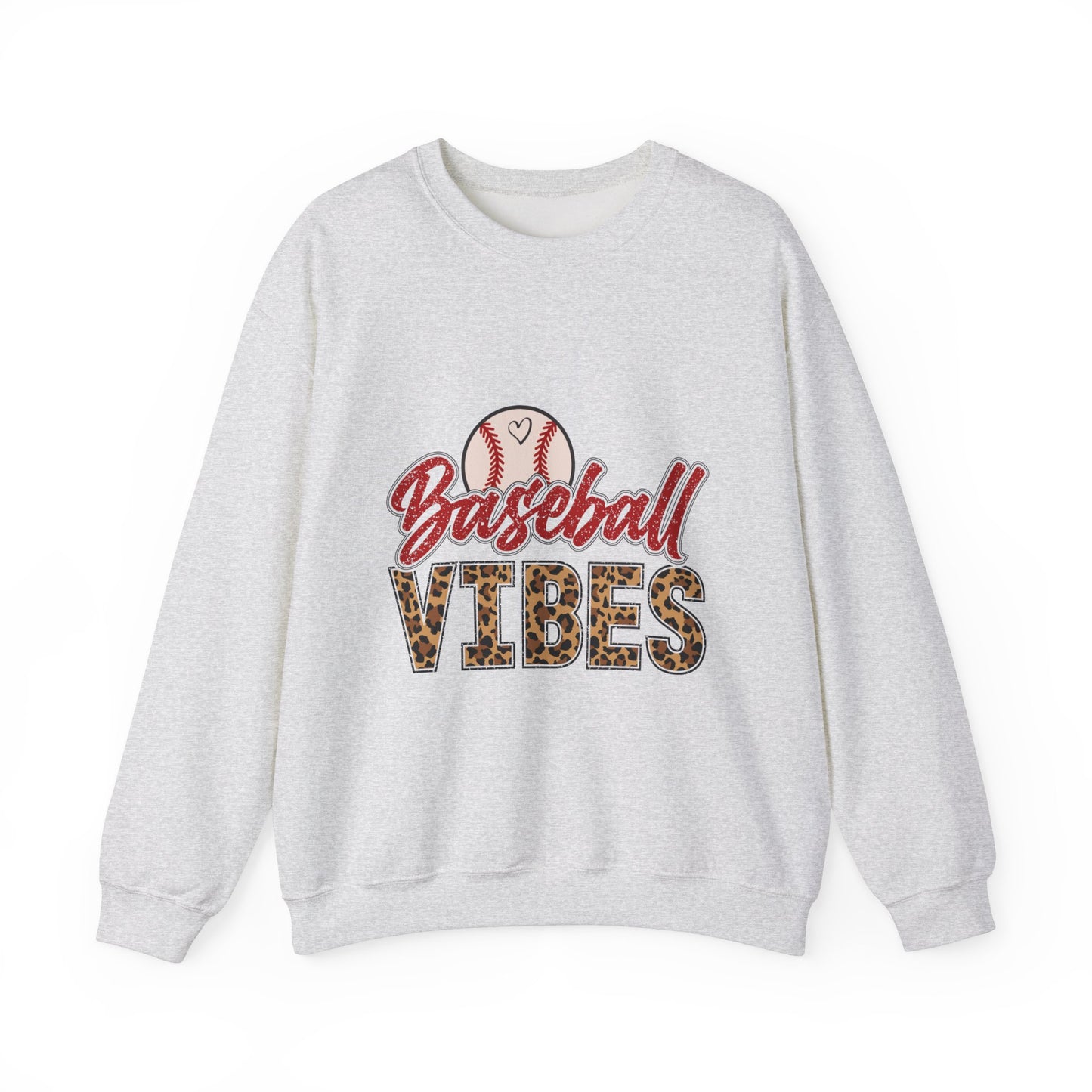 Baseball Vibes Leopard Sweatshirt