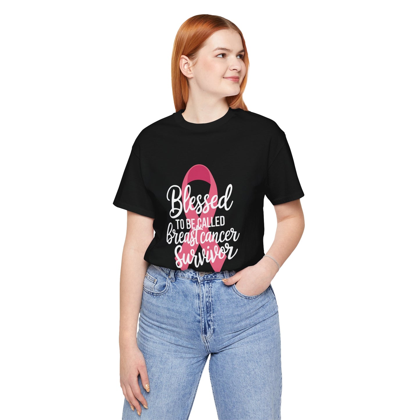 Blessed To Be Called Breast Cancer Survivor Awareness Women T-Shirt