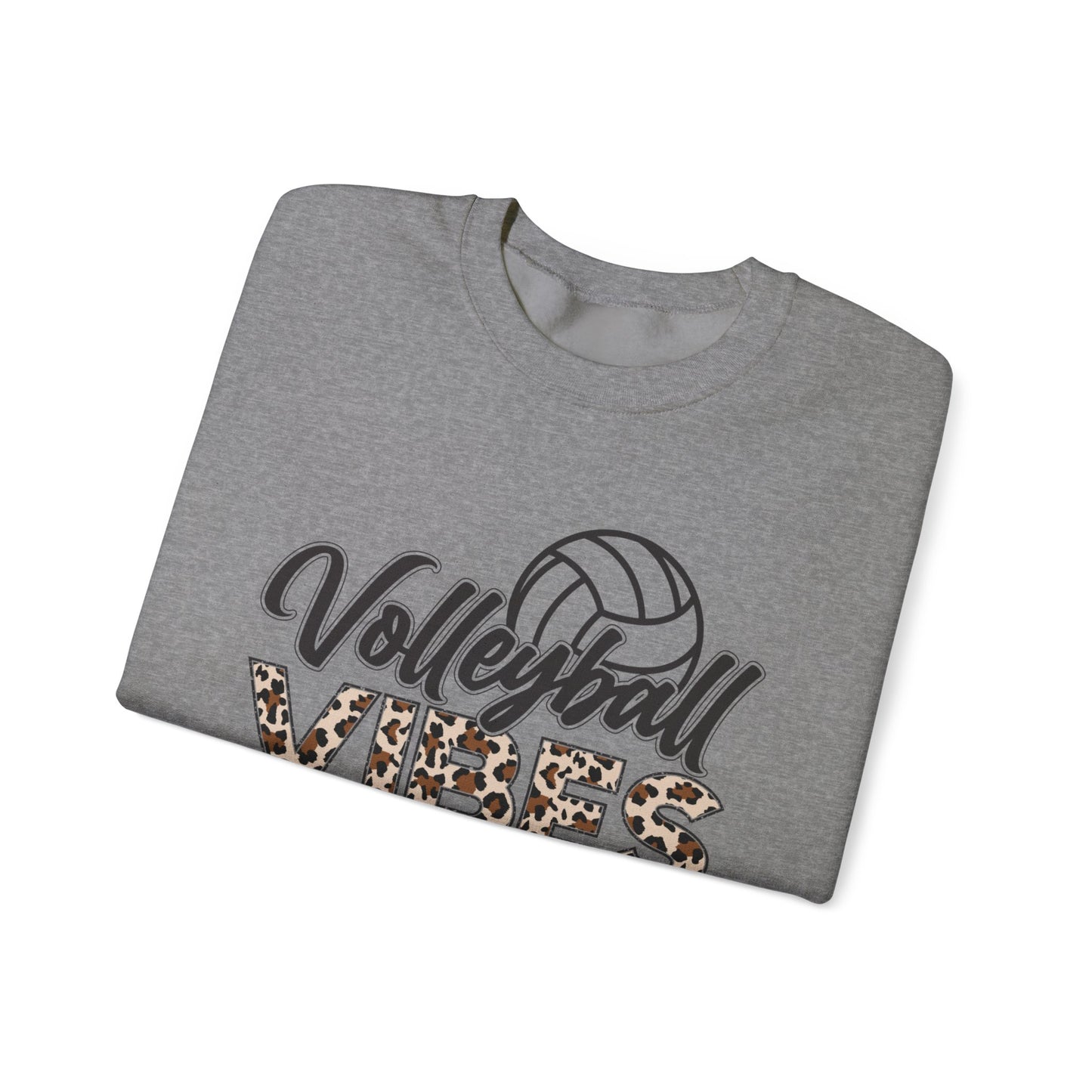 Volleyball Vibes Leopard Sweatshirt