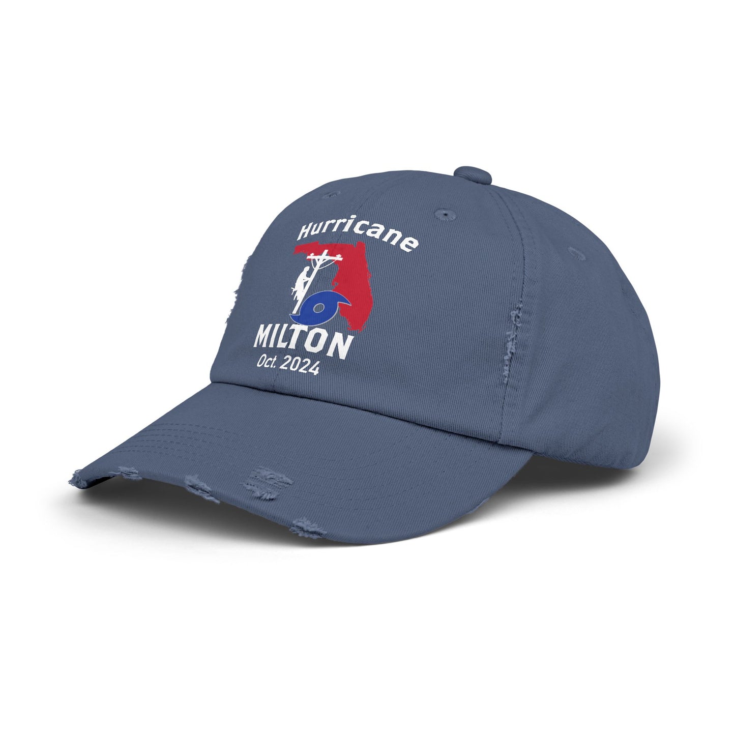 Hurricane Milton Lineman Hat-Distressed Cap