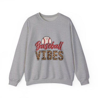 Baseball Vibes Leopard Sweatshirt