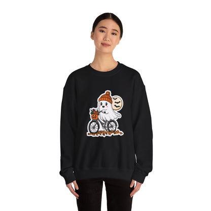 Ghost Bicycle Pumpkin Halloween sweatshirts For Men Women