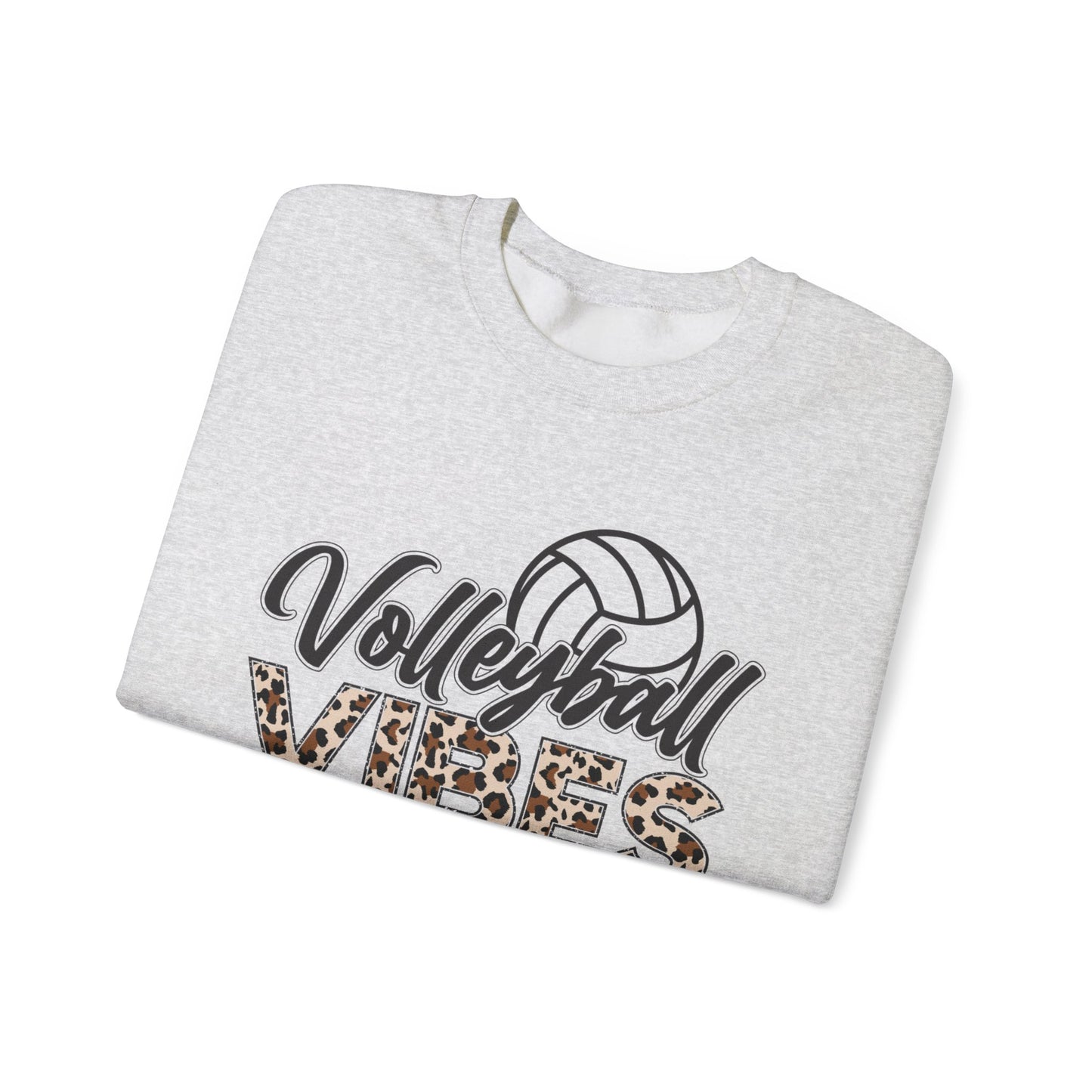 Volleyball Vibes Leopard Sweatshirt