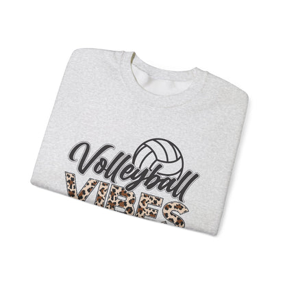 Volleyball Vibes Leopard Sweatshirt