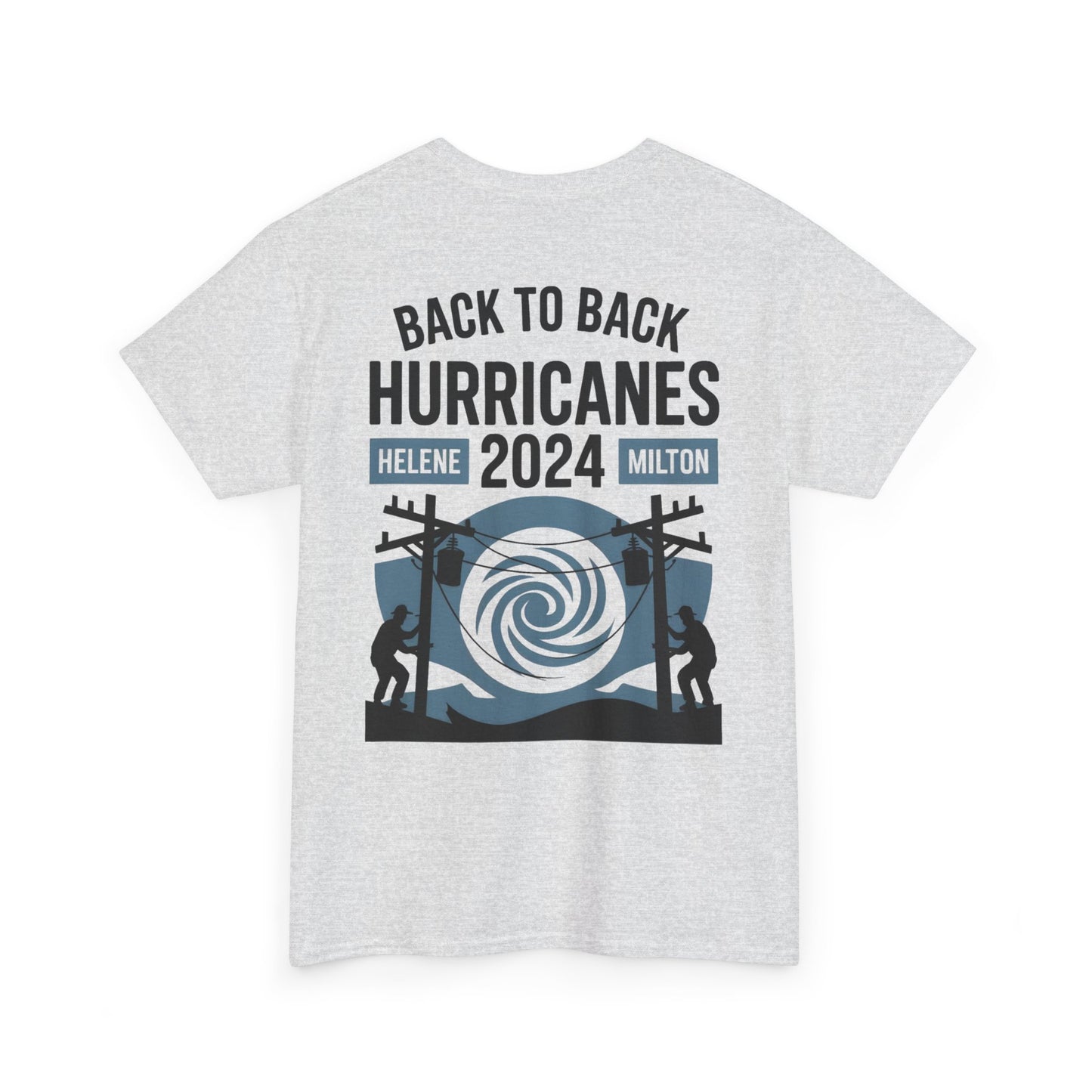 Hurricane Helene Milton 2024 Lineman T-Shirt