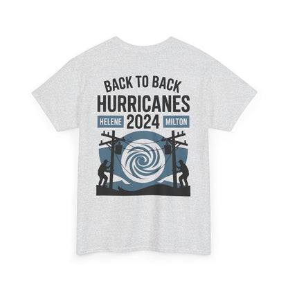 Hurricane Helene Milton 2024 Lineman T-Shirt