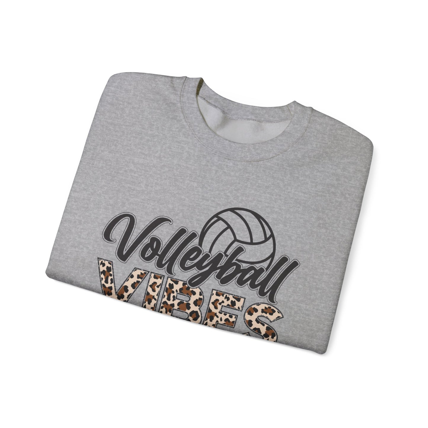 Volleyball Vibes Leopard Sweatshirt