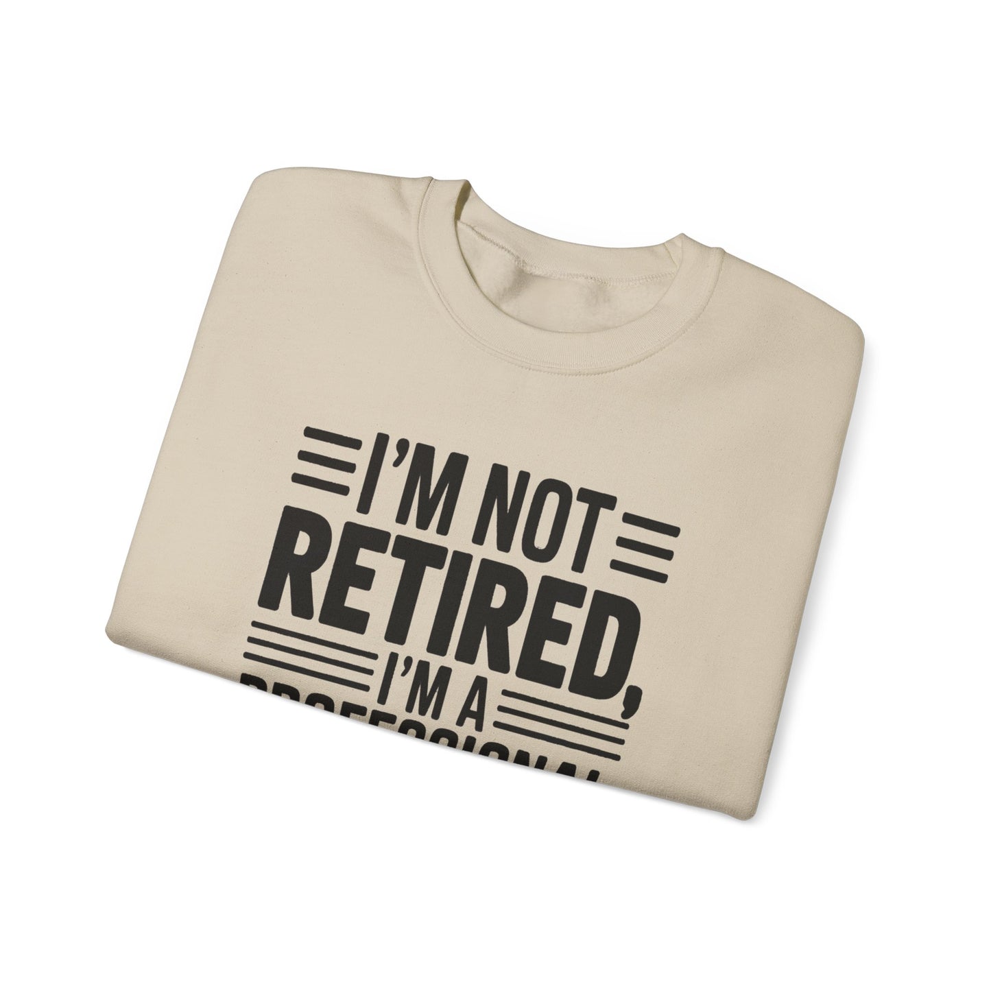 Grandpa Crewneck Sweatshirt - I'm Not Retired Design