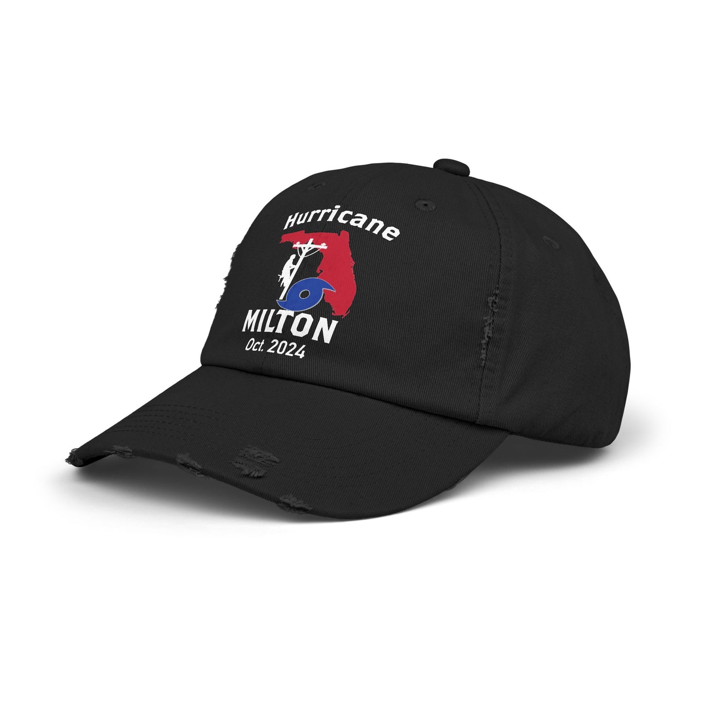 Hurricane Milton Lineman Hat-Distressed Cap