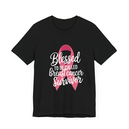 Blessed To Be Called Breast Cancer Survivor Awareness Women T-Shirt