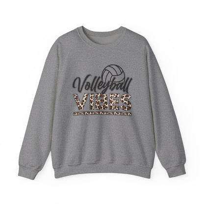 Volleyball Vibes Leopard Sweatshirt