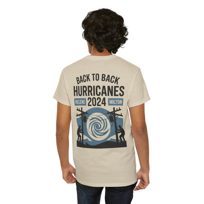 Hurricane Helene Milton 2024 Lineman T-Shirt