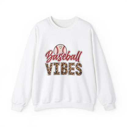 Baseball Vibes Leopard Sweatshirt