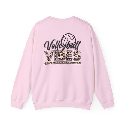 Volleyball Vibes Leopard Sweatshirt