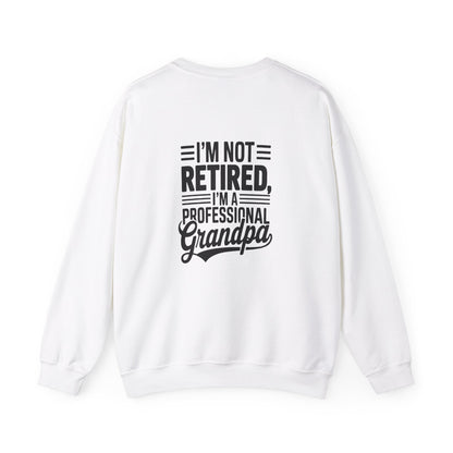 Grandpa Crewneck Sweatshirt - I'm Not Retired Design