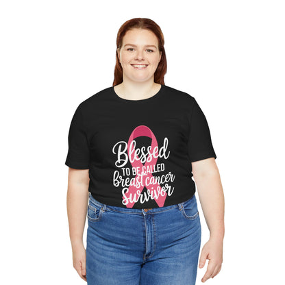 Blessed To Be Called Breast Cancer Survivor Awareness Women T-Shirt