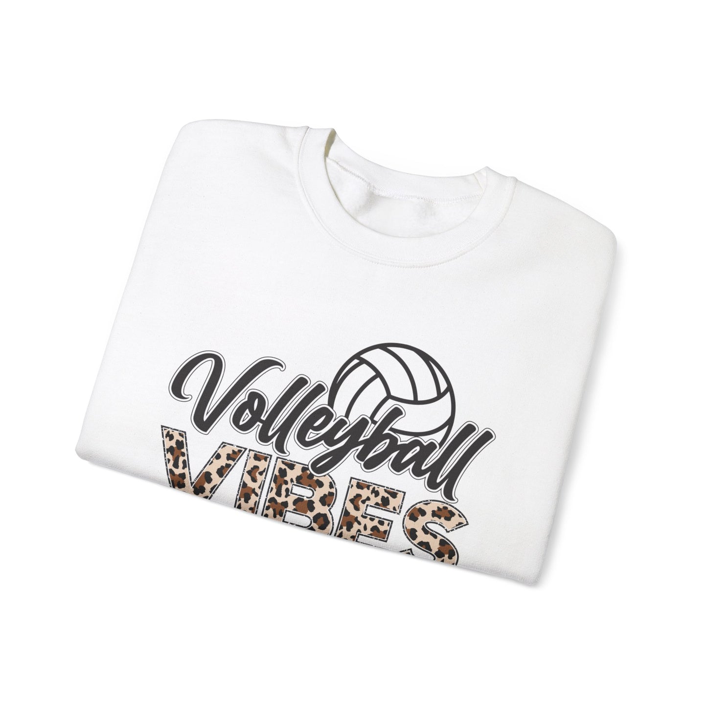 Volleyball Vibes Leopard Sweatshirt