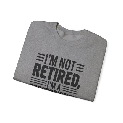 Grandpa Crewneck Sweatshirt - I'm Not Retired Design