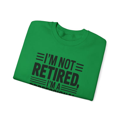 Grandpa Crewneck Sweatshirt - I'm Not Retired Design