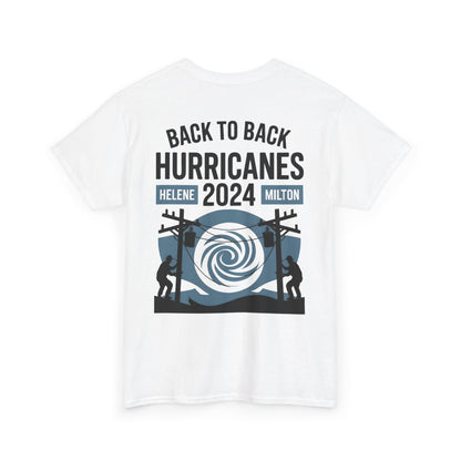 Hurricane Helene Milton 2024 Lineman T-Shirt